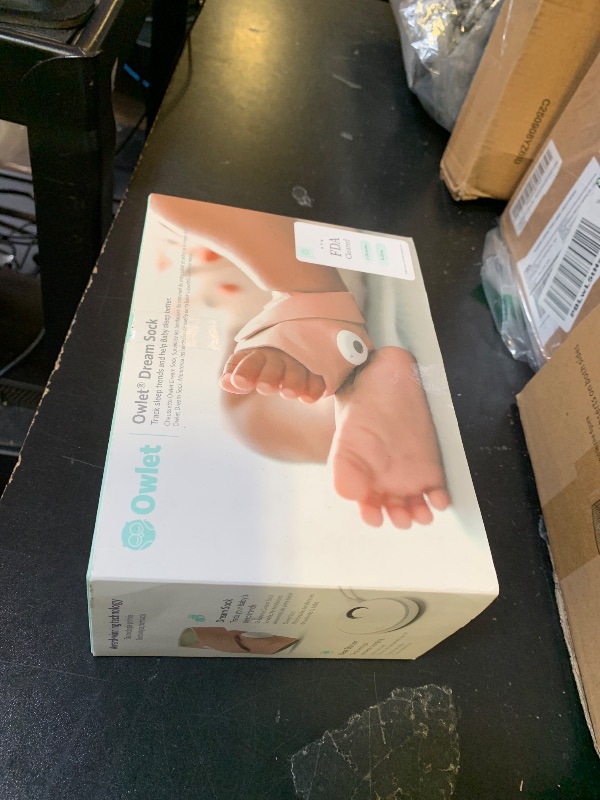 Photo 1 of Owlet Dream Sock® - FDA-Cleared Smart Baby Monitor - Track Live Pulse (Heart) Rate, Oxygen in Infants - Receive Notifications - Dusty rose
