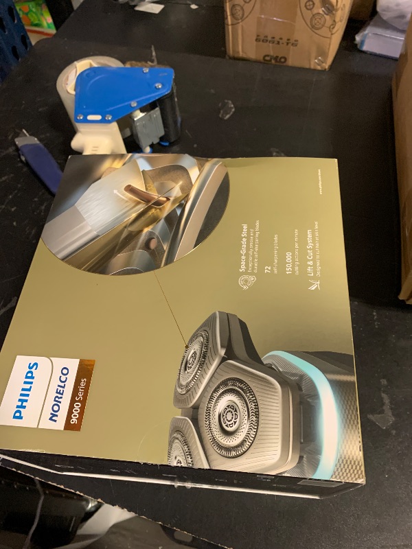 Photo 1 of Philips Norelco Shaver Series 9000 Space Grade Edition, Wet & Dry Electric Shaver, with Lift & Cut Shaving System, Pop-up Trimmer, Cleaning Pod & 3 Cartridges, Charge Stand & Travel Case, S9979/92