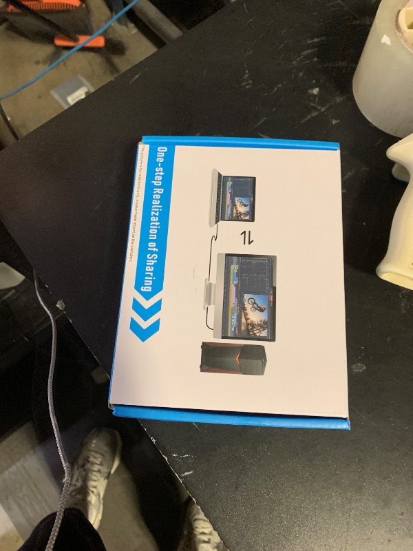 Photo 1 of KVM Switch 3 Monitors 2 Laptops 4K@60Hz, USB C KVM Switcher with PD Charging Function for 2 Computer Share 3 Display-2 HDMI + 1 DP, No Driver Required