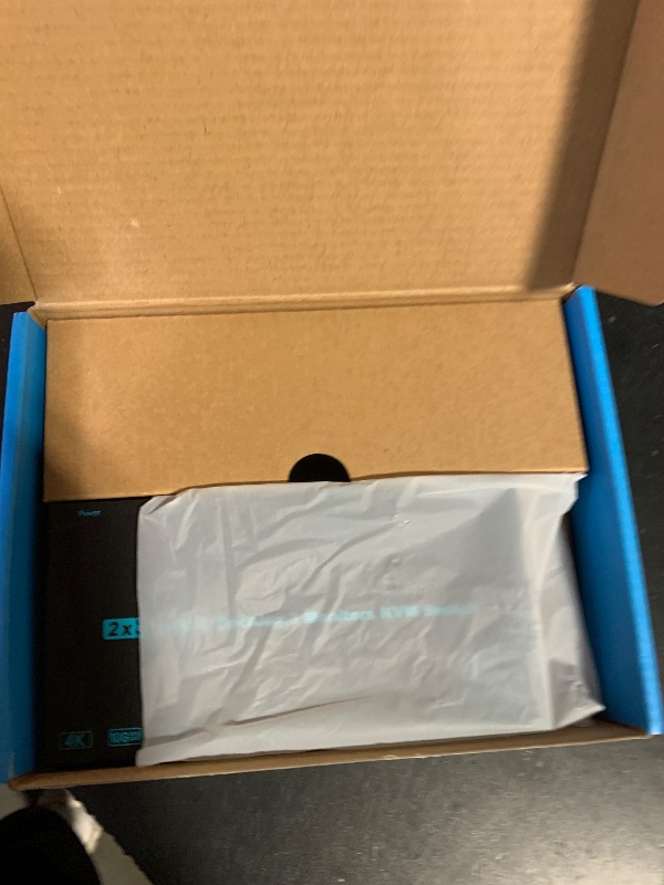 Photo 1 of KVM Switch 3 Monitors 2 Laptops 4K@60Hz, USB C KVM Switcher with PD Charging Function for 2 Computer Share 3 Display-2 HDMI + 1 DP, No Driver Required