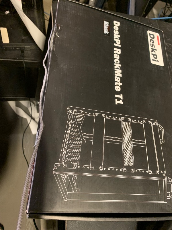 Photo 1 of GeeekPi 8U Server Cabinet, 10 inch Server Rack for Network, Servers, Audio, and Video Equipment, DeskPi RackMate T1 Rackmount, 7.87 inch Depth
