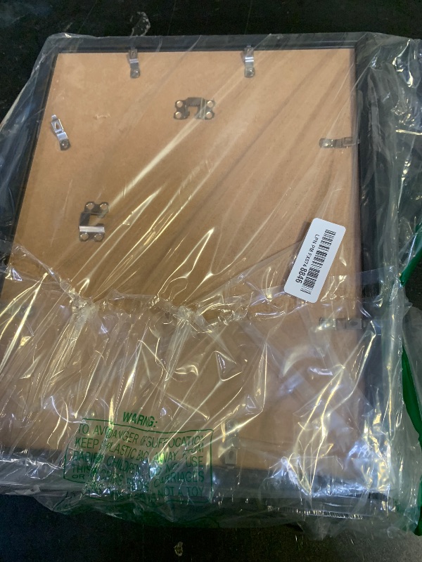 Photo 1 of upsimples 11x14 Picture Frame Set of 5, Display Pictures 8x10 with Mat or 11x14 Without Mat, Wall Gallery Photo Frames, Black