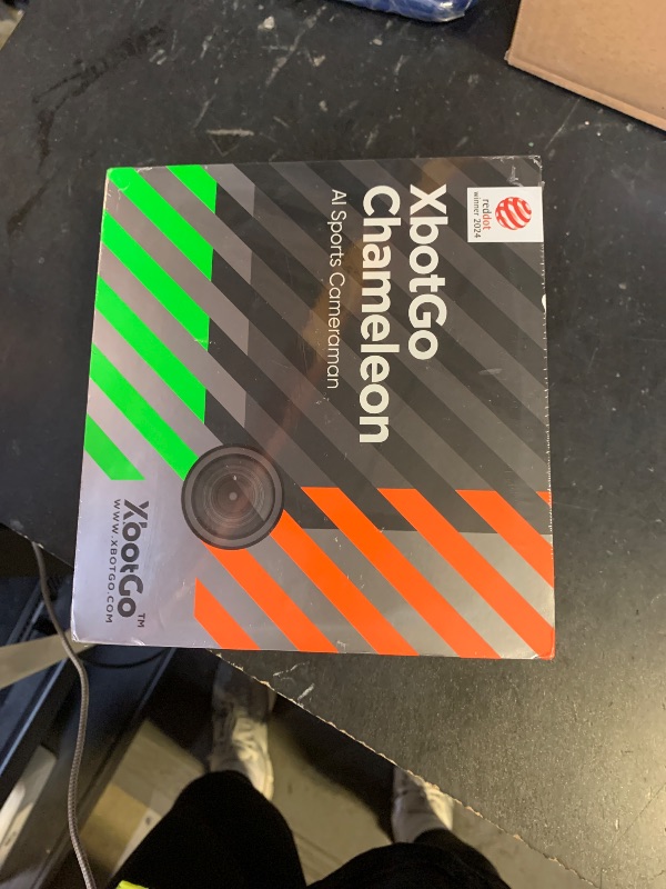 Photo 1 of XbotGo Chameleon AI Auto Sports Action Camera - 4K 60FPS Soccer Camera and Basketball Tracking Camera for Team Sports, Live Streaming, No Subscription, Works with iOS & Android (Lava Graphite)
