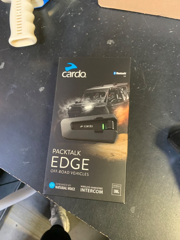 Photo 1 of Cardo PACKTALK Edge Off-Road Vehicles, Communication for Every Terrain,Black