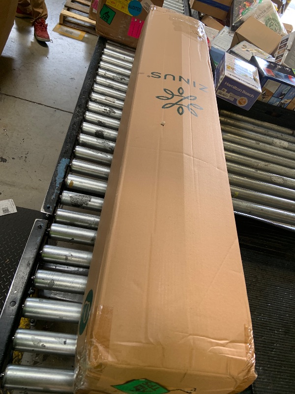 Photo 1 of Zinus 12 Inch Queen Green Tea Memory Foam Mattress [New Version], Fiberglass Free, Medium Firm Feel, Zoned Pressure Relief, Certified Safe Foams & Fabric, Mattress in A Box