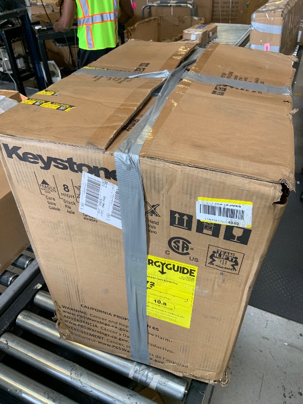 Photo 1 of Keystone 8,000 BTU Slider Window Air Conditioner and Dehumidifier, 115V Air Conditioner Window Unit for Bedroom, Living Room, and Small-Medium Sized Rooms up to 350 Sq.Ft., 4-Way Air Direction Control