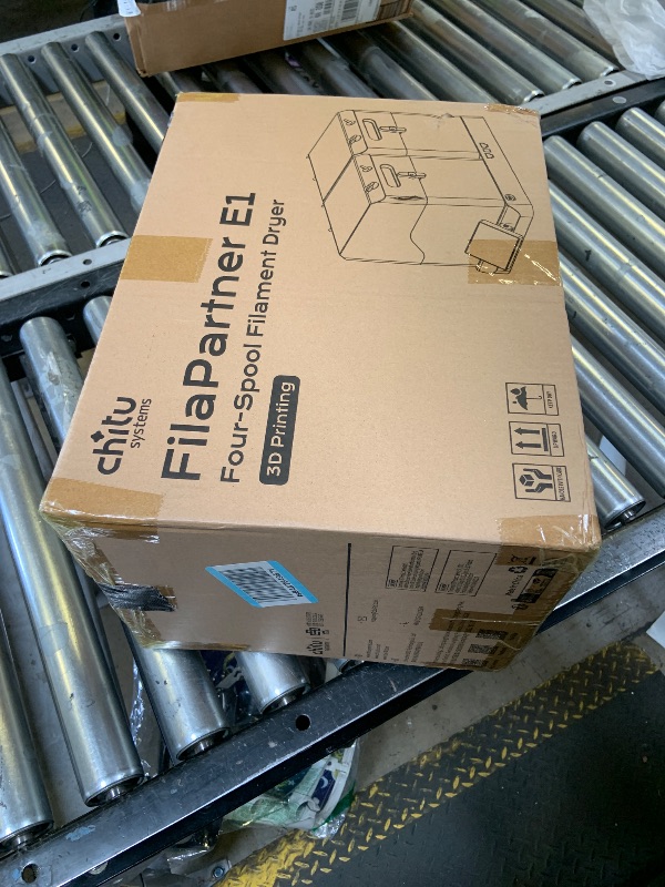 Photo 1 of Chitu Systems E1 Filament Dryer 4 Spools, Auto-Humidity Hold, Independent Control with 2 Removable Chambers for Nylon, ABS, TPU, PETG, PLA 3D Printer Filament Drying, Compatible with AMS Lite