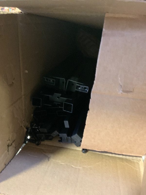 Photo 1 of NEW JETO Metal Bed Frame,Full Size Bed Frame with Storage Space,Heavy Duty Sturdy Mattress Foundation,Easy Assembly,No Box Spring Needed, Black,18 Inch,Full