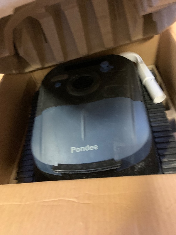 Photo 1 of Pondee X5 Cordless Robotic Pool Cleaner, Wall & Waterline Cleaning, Smart Navigation, Smart Precision Docking™, 180Mins Runtime, 4 Cleaning Modes, Pool Vacuum for Inground Pools up to 3,229 sq.ft