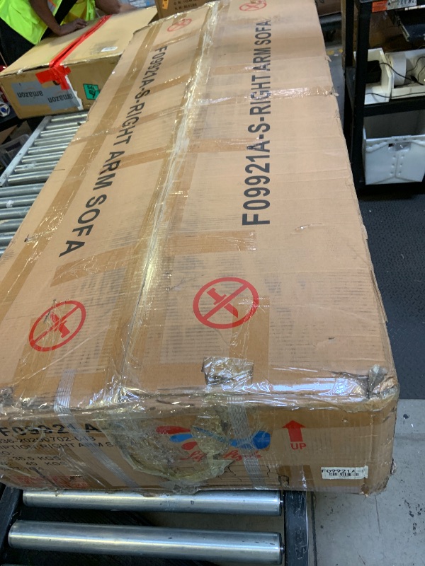 Photo 1 of right arm sofa amaranth purple 