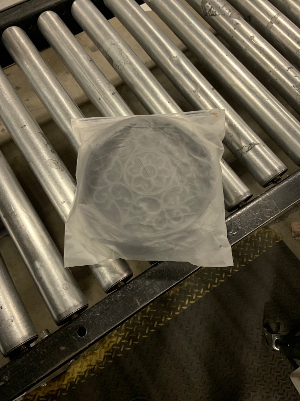 Photo 1 of SMARTAKE 6 Set Silicone Trivet Mats, Multi-Use Intricately Carved Coasters, Insulated Non-Slip Durable Kitchen Mats, Flexible Modern Kitchen Table Mat, for Hot Dishes, Pots, Countertop (Black)