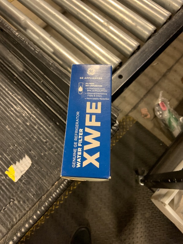 Photo 1 of GE Appliances XWFE Replacement Refrigerator Water Filter: Filters Pharmaceuticals, Atrazine, Mercury, Lead, Pesticides
