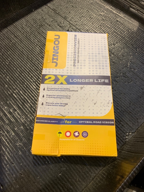 Photo 1 of JINGOU 22''+16'' Front Windshield Wiper Blades Compatible with 2006-2010 Hyundai Accent/1990-2000 Lexus LS400 OEM QUALITY Premium All-Season Automotive Replacement Wipers (Pack of 2)