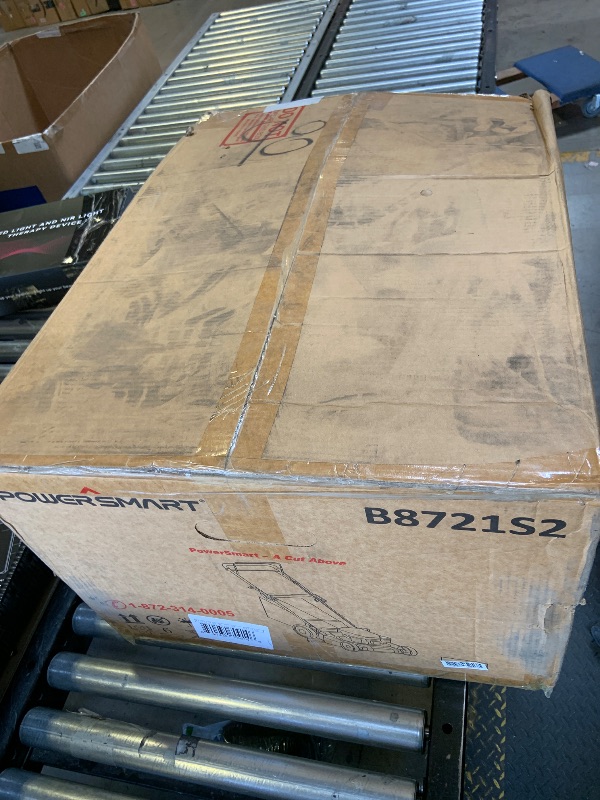 Photo 1 of PowerSmart 21" B&S Engine 140cc Self-Propelled Lawn Mower – Durable Steel Deck, 6-Height Adjustments, 3-in-1 Mulching Versatility