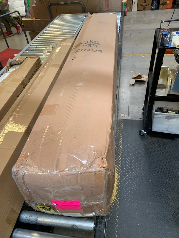 Photo 1 of ZINUS 12 Inch Foam and Spring Hybrid Mattress [New Version], King, Fiberglass Free, Medium Firmness, Durable Support, Certified Safe Foams & Fabric, Mattress in A Box