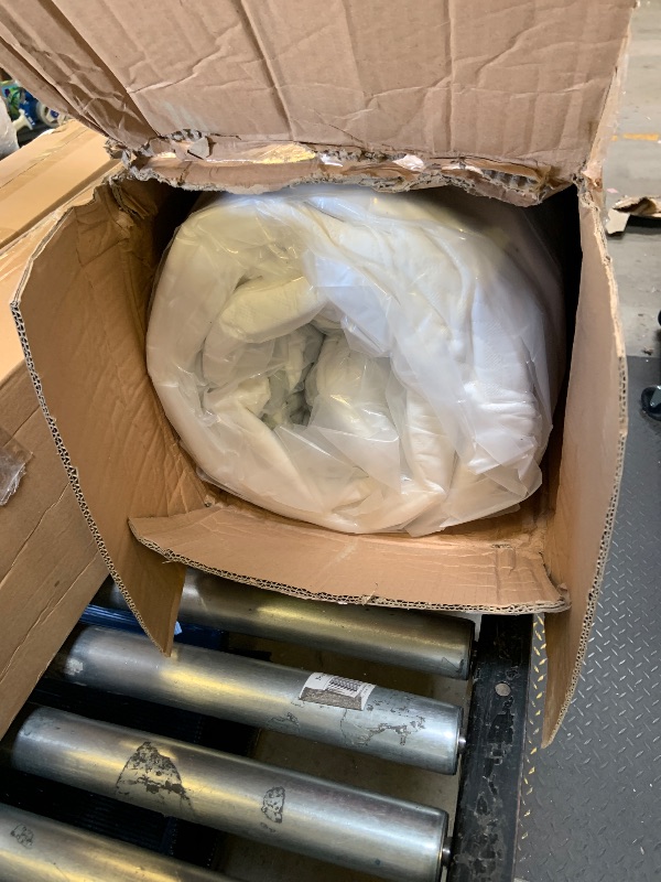 Photo 1 of ZINUS 12 Inch Foam and Spring Hybrid Mattress [New Version], King, Fiberglass Free, Medium Firmness, Durable Support, Certified Safe Foams & Fabric, Mattress in A Box