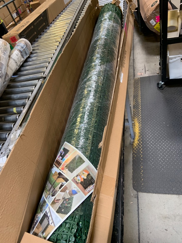 Photo 1 of ODTORY Artificial Ivy Privacy Fence Wall Screen: 6FT X 12FT (72 sqft) UV-Anti Faux Boxwood Roll Panels Greenery Backdrop Ivy Vine Leaf Hedges Fence Panels for Indoor Outdoor Green Decor