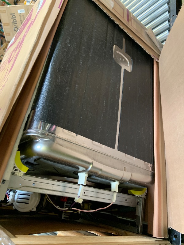 Photo 1 of GE GDP670SGVBB 24? Built-In Top Control Dishwasher with Stainless Steel Interior, 3rd Rack, Bottle Jets, 45 dBA – Black