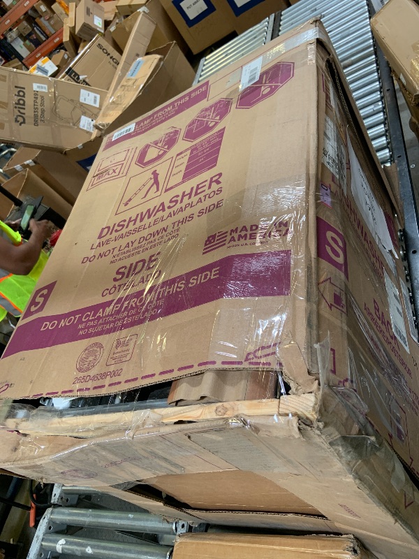 Photo 1 of GE GDP670SGVBB 24? Built-In Top Control Dishwasher with Stainless Steel Interior, 3rd Rack, Bottle Jets, 45 dBA – Black