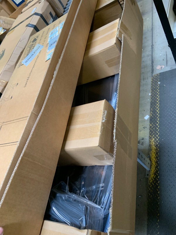 Photo 1 of LONGRUN 48" Indoor Waterfall with App-Controlled RGB Lights, Elegant Floor Fountain, Floor Standing Water Feature, Indoor Fountain & Waterfall Freestanding Home Decor Easy Setup Water Fall Black-Brown