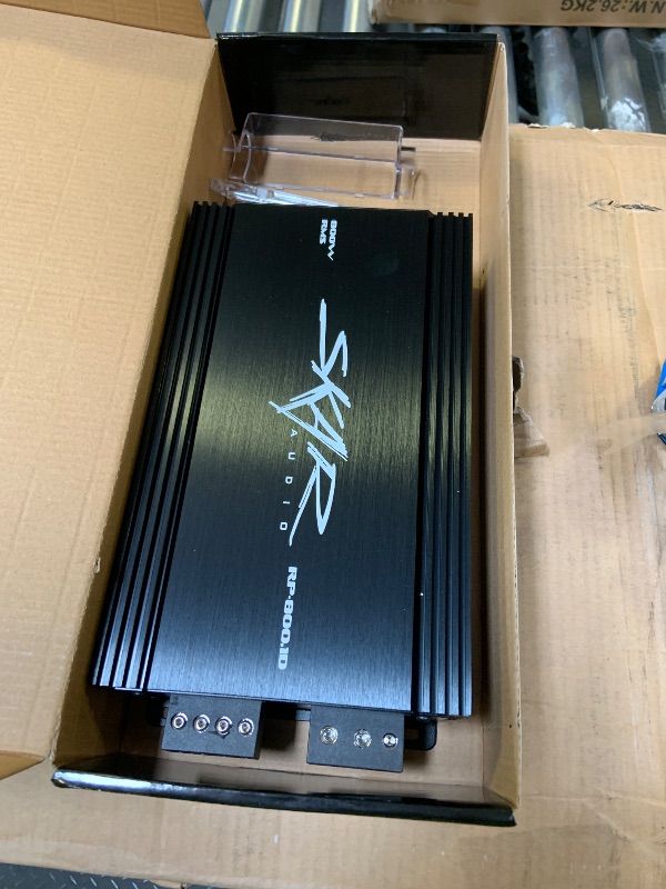 Photo 1 of Skar Audio RP-800.1D Monoblock Class D MOSFET Amplifier with Remote Subwoofer Level Control, 800W