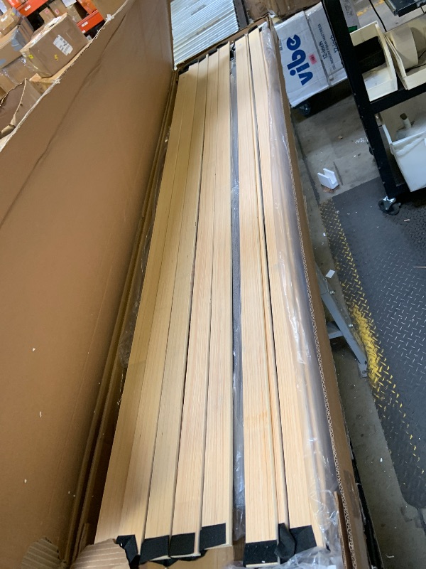 Photo 1 of Novilla King Bed Frame and Headboard, Linen Upholstered King Size Bed Frame with Wood Slats Support, No Box Spring Needed, Heavy Duty Feet, Easy Assembly, Grey