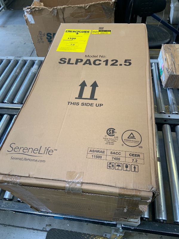 Photo 1 of SereneLife Small Air Conditioner Portable 12,000 BTU with Built-in Dehumidifier - Portable AC Unit for Rooms up to 550 sq ft - Remote Control, Window Mount Exhaust Kit (factory sealed) 