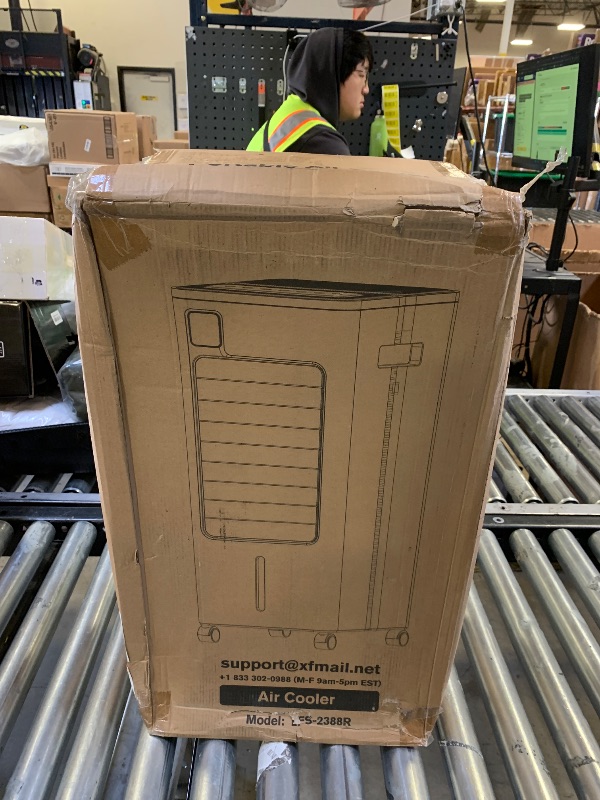 Photo 1 of AIRTHRYL Smart Portable Air Conditioners, Removable Water Tank, 120°Oscillating Fan Pearl White