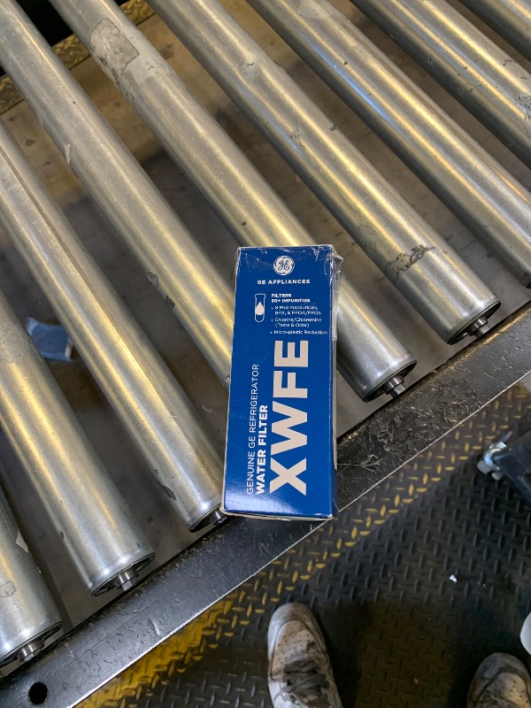 Photo 1 of GE XWFE Refrigerator Water Filter, Genuine Replacement Filter, Certified to Reduce Lead, Sulfur, and 50+ Other Impurities, Replace Every 6 Months for Best Results, Pack of 1