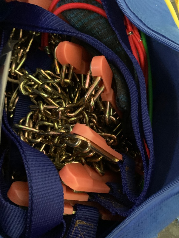 Photo 1 of Snow Tire Chains for Car SUV Pickup Trucks, Universal Car Snow Chains, Snow Traction for Tires, Fit for Tire Width 195 205 215 220 225 235 240 245 255 265