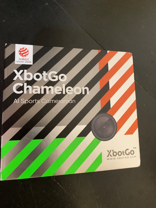 Photo 1 of XbotGo Chameleon AI Auto Sports Action Camera - 4K 60FPS Soccer Camera and Basketball Tracking Camera for Team Sports, Live Streaming, No Subscription, Works with iOS & Android (Lemon Green)