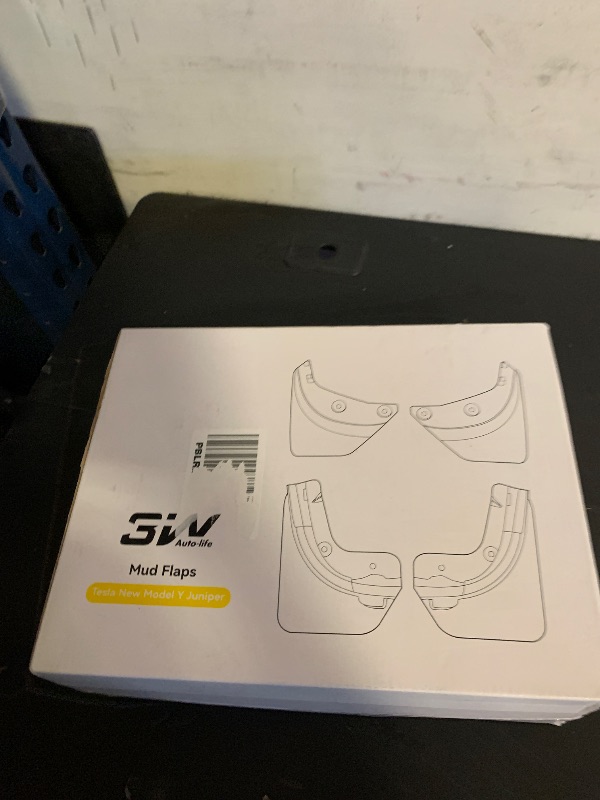 Photo 1 of 3W Tesla New Model Y Juniper Mud Flaps 2025 2026 Accessories, Protect Paint, No Drilling Required, All-Weather Mud Guard Body Kits, Black (Set of 4)