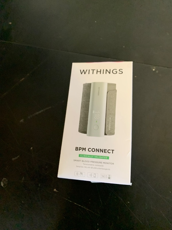 Photo 1 of Withings BPM Connect - Digital Blood Pressure Cuff & Heart Rate Monitor - Blood Pressure Machine Arm Cuff, FDA Cleared, FSA/HSA Eligible, IOS & Android