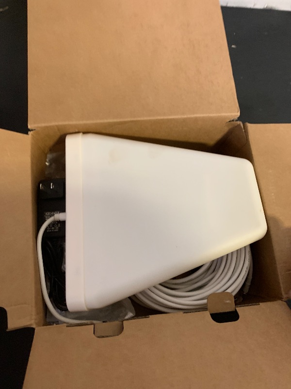 Photo 1 of Cell Phone Booster for Home & Office - Boosts 3G/4G/5G Signal for All US Carriers, Up to 3000 Sq.Ft, Supports Band 12/17/13/5, with HD Display, FCC Approved Cell Signal Booster