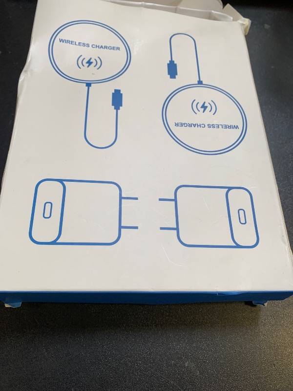 Photo 1 of [Apple MFi Certified] Apple MagSafe Charger 15W Magnetic Wireless Charger iPhone Wireless Charging Pad 6ft Magnetic Charger for iPhone 17 16 15 14 13 12 11 Pro Max Plus/AirPods 2 3 4 Pro 2 3 [2 Pack]