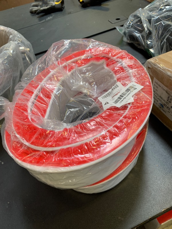 Photo 1 of (Upgraded)3” High Shower Threshold Water Dam 122 Inch Collapsible Shower Barrier Water Stopper Shower Water Guard Dry and Wet Separation for Bathroom Kitchen and More(10ft)