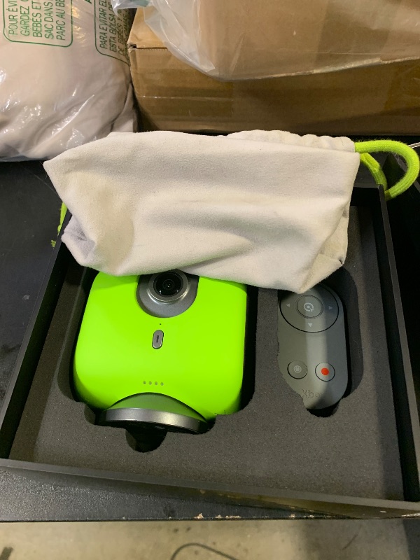 Photo 1 of XbotGo Chameleon AI Auto Sports Action Camera - 4K 60FPS Soccer Camera and Basketball Tracking Camera for Team Sports, Live Streaming, No Subscription, Works with iOS & Android (Lemon Green)