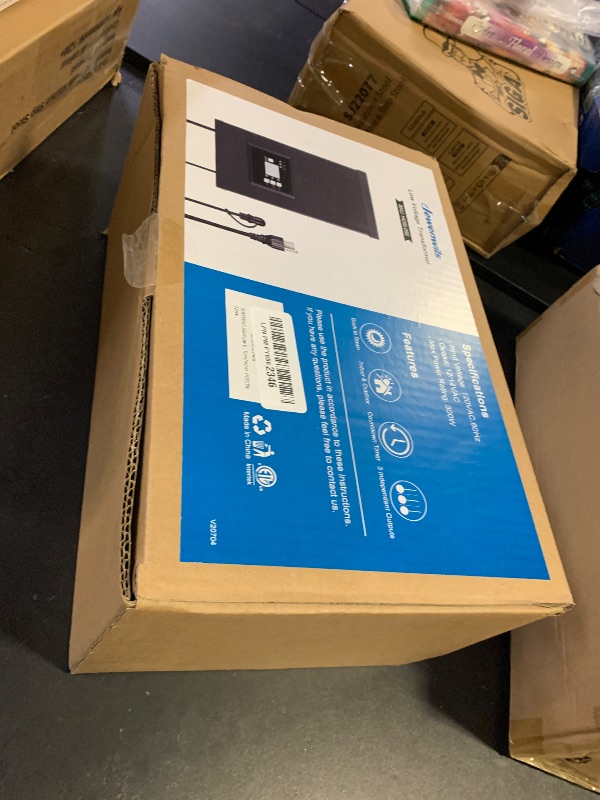 Photo 1 of DEWENWILS 300W Low Voltage Landscape Transformer, 3 Independent Control Outputs, 120V AC to 12V/14V AC, Weatherproof Landscape Lighting Transformer with Timer & Photocell Sensor, ETL Listed