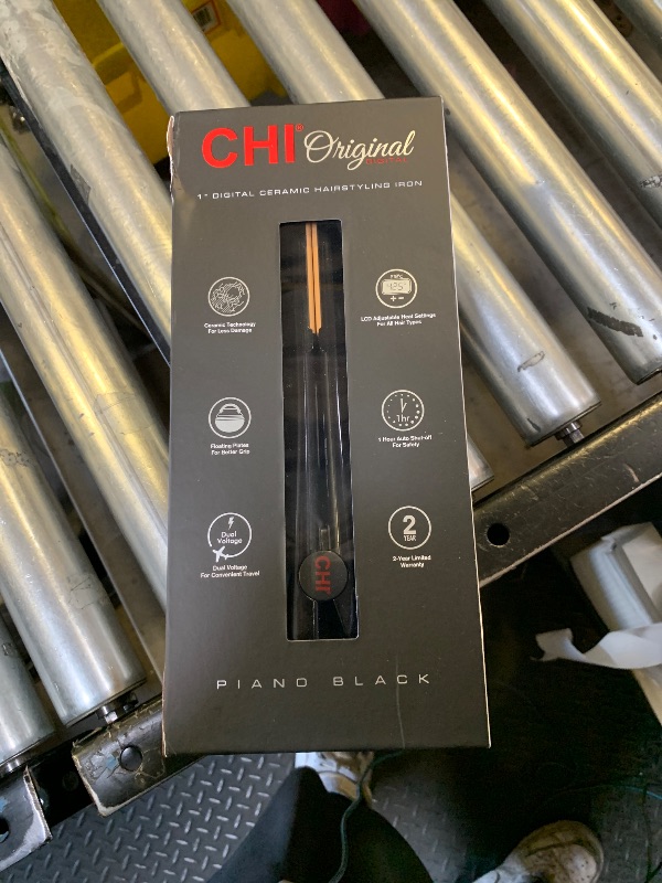 Photo 1 of CHI Original Digital Ceramic Hair Straightener 1? Flat Iron, Professional Tourmaline Hairstyling Tool for Smooth Frizz-Free Hair, Adjustable Digital Temperature Display, Salon-Quality Results