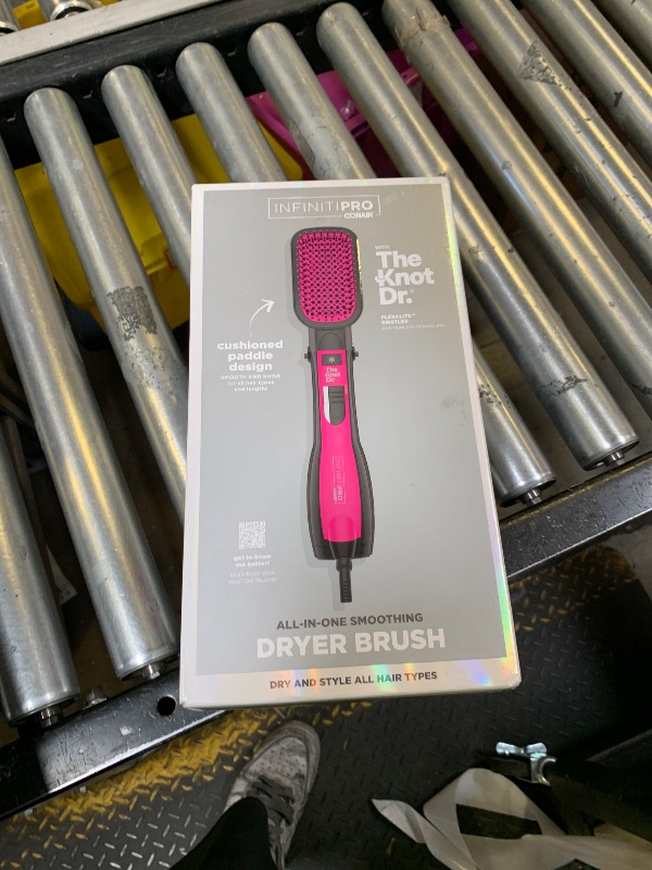 Photo 1 of INFINITI PRO CONAIR All-in-One Smoothing Dryer Brush, Hair Dryer, Hot Air Brush