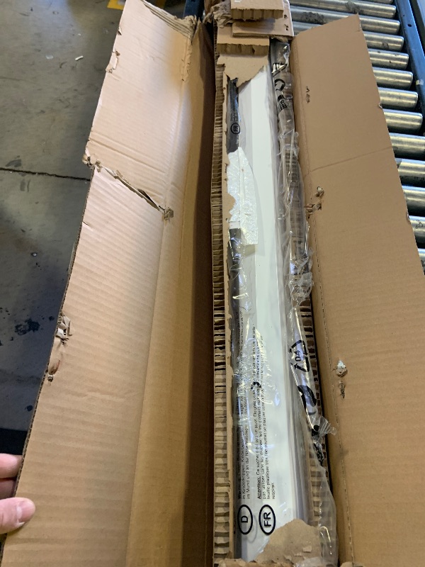 Photo 1 of 100 Inch Motorized Projector Screen - 16:9 HD Electric Movie Screen with Remote Control, Wall/Ceiling Mounted for Home Theater, Office, Wrinkle-Free Projection Screen for Indoor Use (White)
