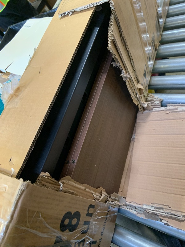 Photo 1 of Queen Over Queen Bunk Bed with Storage Shelves, Metal Bunk Beds with Ladders and LED Lights, Heavy-Duty Bunkbed for Bedrooms, Guest Rooms and Dorms, No Box Spring Needed and Noise-Free Design, Black