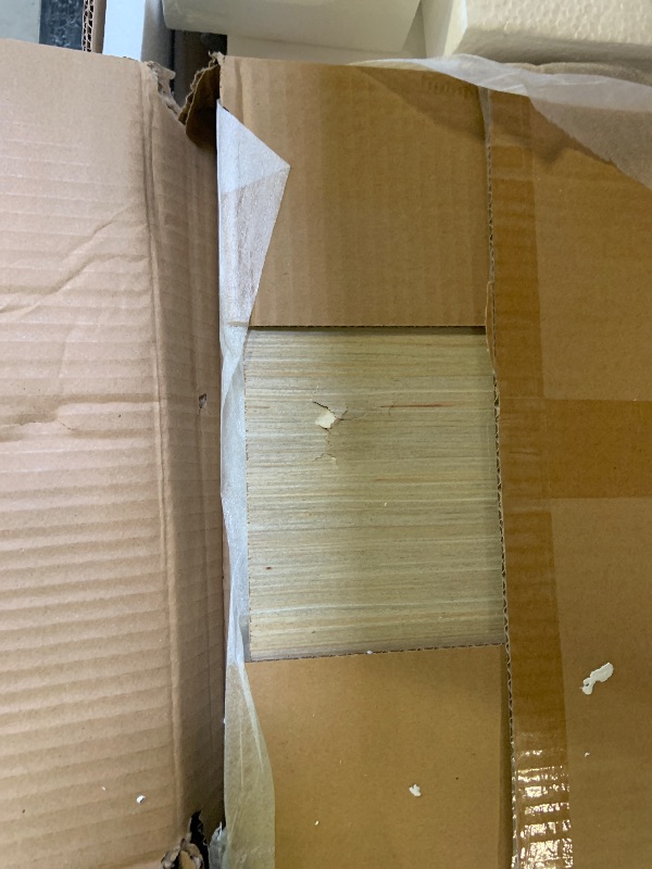 Photo 1 of Merax Queen Size Murphy Bed with Top Cabinets and Shelves, Fold into The Wall, Space-Saving Design, Multifunctional Foldable Platform Bed Frame for Bedroom, Guest Room, Home Office, White (slight chipping on boards) 