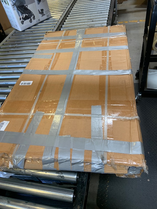 Photo 1 of ECOTRIC 46.2 X 26.8 X 38.7 Inch Hitch Cargo Carrier W/Ramp Foldable 500 Lbs Trailer Hitch Mount Steel Wheelchair Carrier Mobility Scooter Ramp 2" Hitch Receiver for Snow Blower SUV Truck Van Car