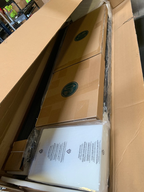 Photo 1 of Zinus Billie Platform Bed Frame, Four Underbed Storage Drawers, Height Adjustable Headboard, Upholstered Style, Queen