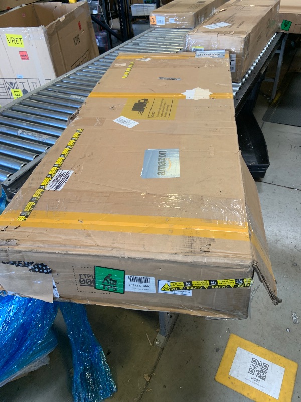 Photo 1 of YITAHOME Large Outdoor Horizontal Storage Shed, 47 cu ft Resin Tool Shed w/o Shelf, Waterproof Outdoor Storage with Floor for Trash Cans, Garden Tools, Lawn Mower, Lockable, 4.5x2.8x3.9 ft, Dark Gray
