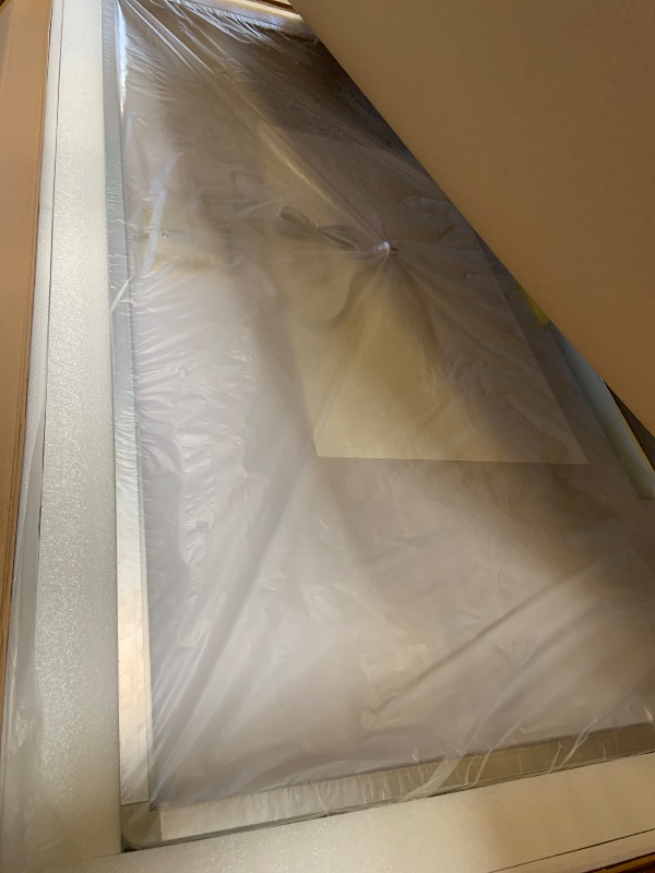 Photo 1 of 60X36 LED Bathroom Mirror with Lights, Dimmable Anti Fog Wall Bathroom Mirror with Led Lights, 3 Colors, Backlit + Frontlit Bathroom Vanity Mirror