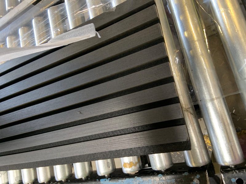 Photo 1 of Luxury American Grey Oak Acoustic Slat Wood Wall Panels

