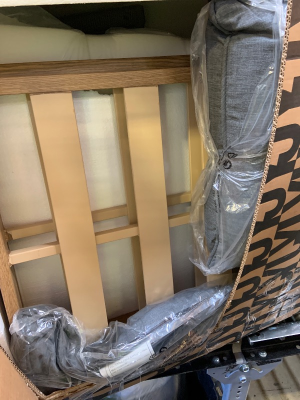 Photo 1 of JONATHAN Y LVG1203B-3SET Aveiro 3-Piece Modern Bohemian Roped Acacia Wood Conversation Outdoor Patio Set with Cushions, Coastal, Contemporary, Transitional, Rustic, Cottage Gray/Teak Brown