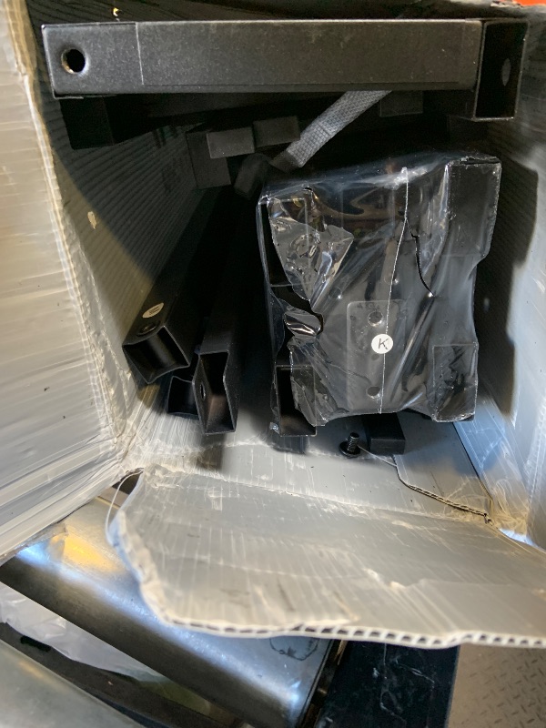 Photo 1 of Queen Bed Frame with Headboard & Charging Station 18 Inch Tall Metal Bed Base Heavy Duty Mattress Foundation with Large Storage Space,Black Platform Bed Frames no Box Spring Needed(18 Inch, Queen)